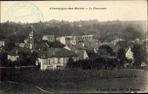 Ak Champigny sur Marne Val de Marne, Le Panorama