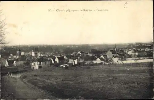 Ak Champigny sur Marne Val de Marne, Panorama