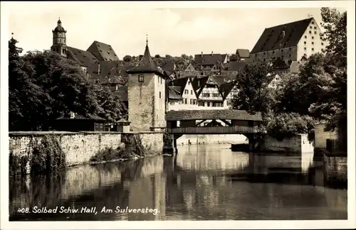 Ak Schwäbisch Hall in Baden Württemberg, Solbad Wittekind, Am Sulversteg