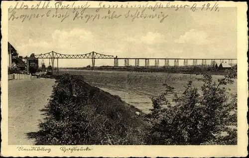 Ak Rendsburg in Schleswig Holstein, Brücke