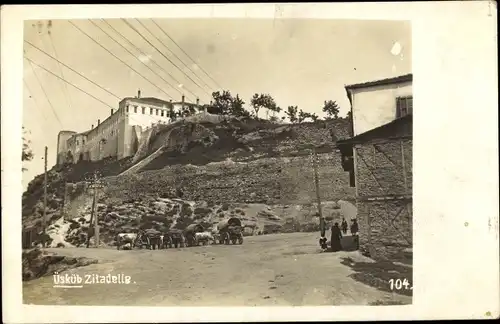 Foto Ak Uesküb Mazedonien, Zitadelle