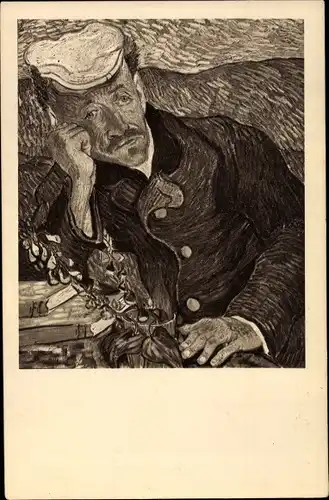 Künstler Ak Van Gogh, Vincent, Bildnis des Doktor Gachet