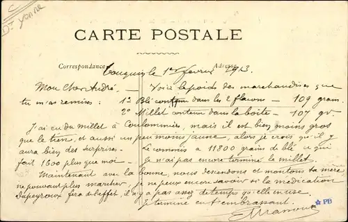 Ak Courlon Yonne, Bords de l´Yonne, un bon Coin