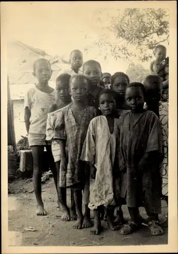 Foto Ak Kindia Guinea, Groupe d´enfants