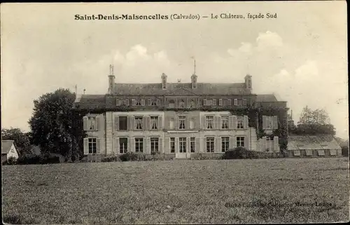 Ak Saint Denis Maisoncelles Calvados, Le Château, facade Sud