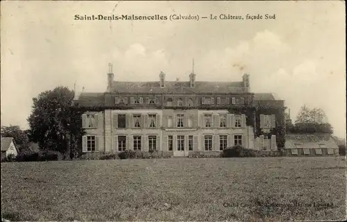 Ak Saint-Denis-Maisoncelles Calvados, Château, facade Sud