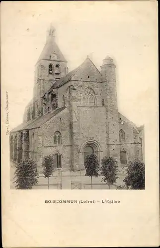 Ak Boiscommun Loiret, Église