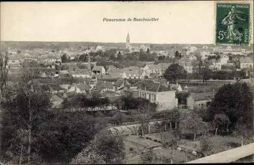 Ak Rambouillet Yvelines, Panorama