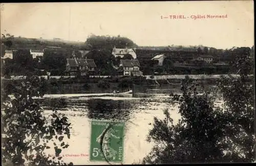 Ak Triel sur Seine Yvelines, Châlet Normand