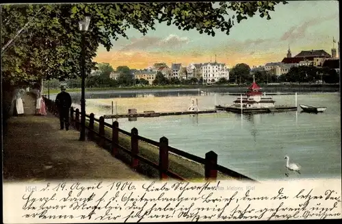 Ak Kiel in Schleswig Holstein, Am kleinen Kiel