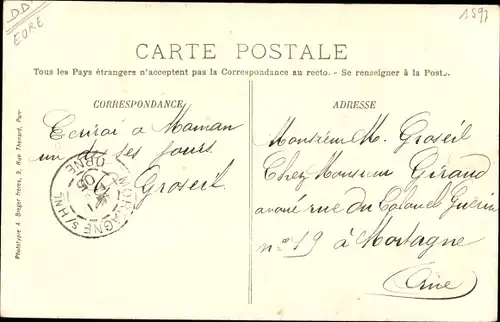 Ak Rugles Eure, Rue Principale, Commerces