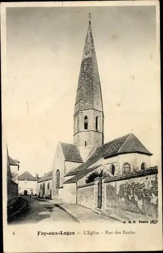 Ak Fay aux Loges Loiret, l´Église