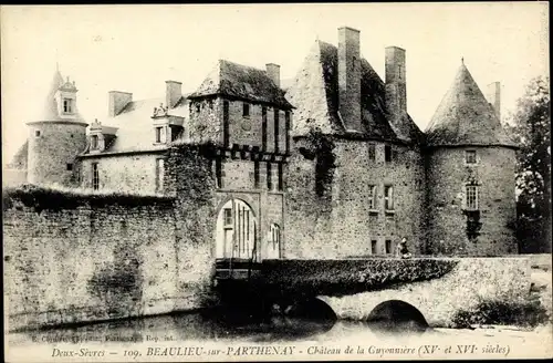 Ak Beaulieu sur Parthenay, Château de la Guyonnère