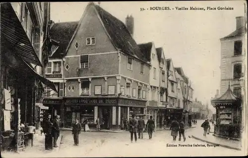 Ak Bourges Cher, Place Gordaine, Commerces, Grand Comptoir de Paris