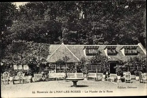 Ak L’Haÿ-les-Roses Val de Marne, Roseraie, La Musee de la Rose