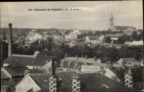 Ak Rambouillet Yvelines, Panorama