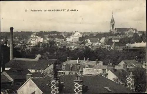 Ak Rambouillet Yvelines, Panorama