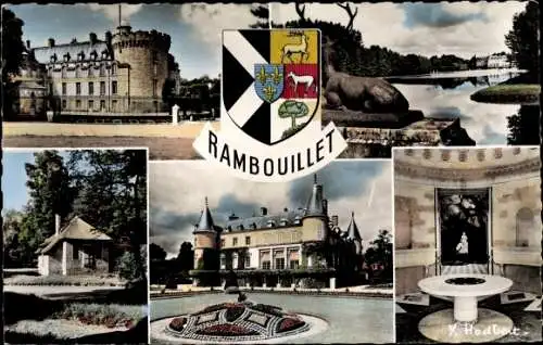 Wappen Ak Rambouillet Yvelines, Le Château et le Parc