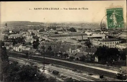 Ak Saint Cyr l'Ecole Yvelines, Vue Générale de l'École