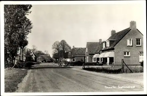 Ak Tinaarlo Drenthe, Stationstraat