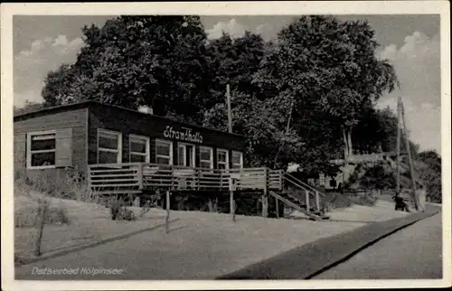 Ak Ostseebad Kölpinsee auf Usedom, Strandhalle