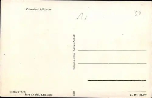 Ak Ostseebad Kölpinsee auf Usedom, Strandhalle