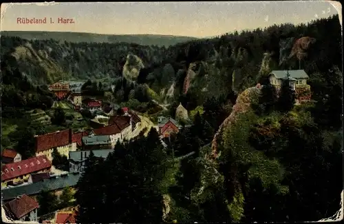 Ak Rübeland Oberharz am Brocken, Teilansicht