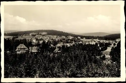 Ak Oberhof im Thüringer Wald, Gesamtansicht