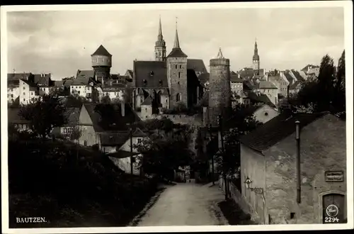 Ak Bautzen in der Oberlausitz, Alte Wasserkunst, Michaeliskirche