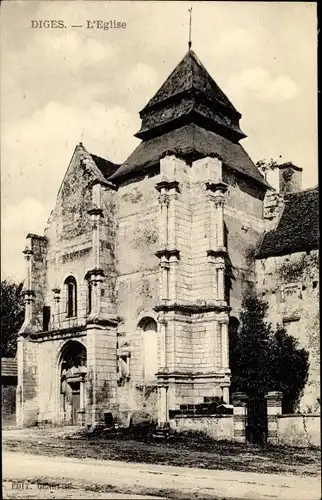 Ak Diges Yonne, L´Église