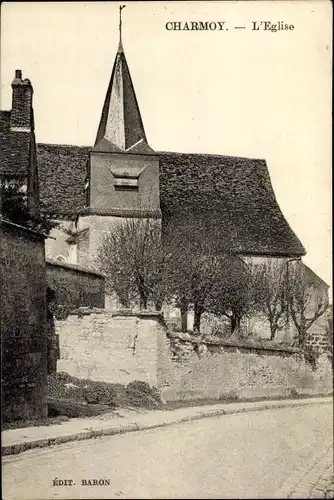 Ak Charmoy, Yonne, L´Église