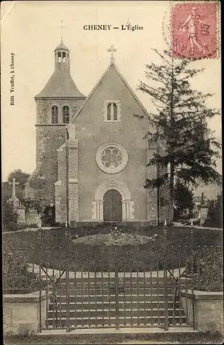 Ak Cheney Yonne, L´Église