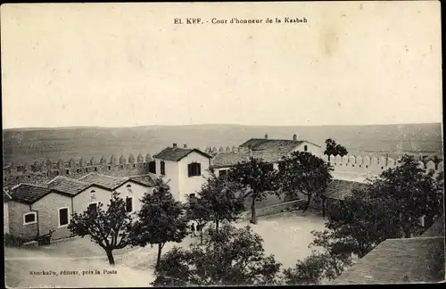 Ak El Kef Tunesien, Cour d´Honneur de la Kasbah