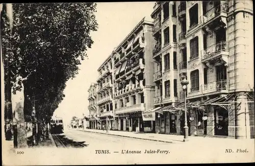 Ak Tunis Tunesien, Avenue Jules Ferry