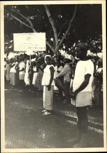 Foto Ak Kindia Guinea, Manifestation pour la République, Rassemblement Démocratique Africain