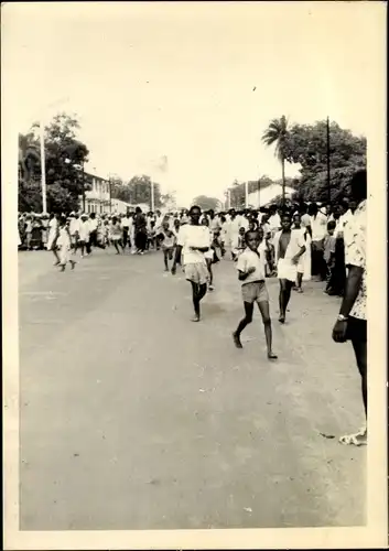 Foto Ak Kindia Guinea, Manifestation pour la République, Rassemblement Démocratique Africain