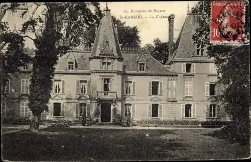 Ak Bayeux Calvados, Saint Gabriel, Le Château