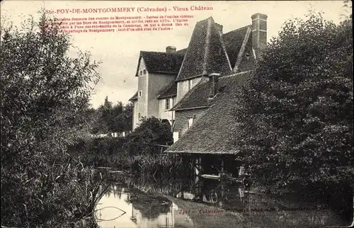 Ak Sainte-Foy-de-Montgommery Calvados, Vieux Château