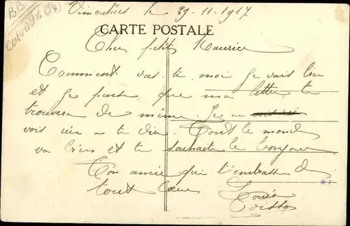 Ak Sainte-Foy-de-Montgommery Calvados, Vieux Château