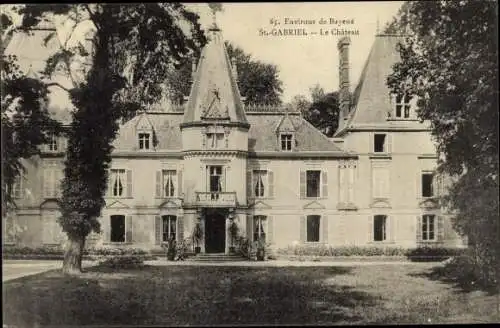 Ak Bayeux Calvados, Le Château Saint Gabriel