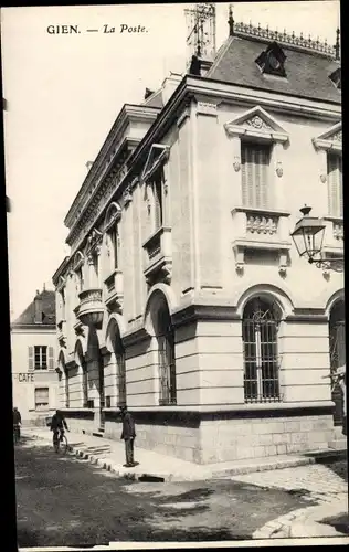 Ak Gien Loiret, La Poste