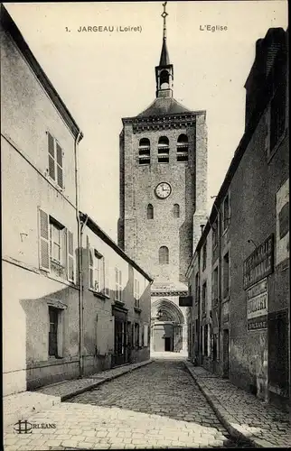 Ak Jargeau Loiret, l´Église