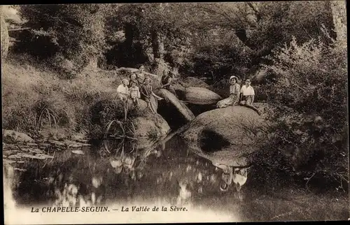 Ak La Chapelle Seguin Deux Sèvres, Vallée de la Sèvre