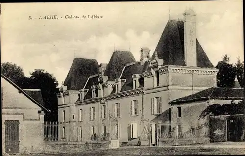 Ak L Absie Deux Sevres, Château de l ´Abbaye