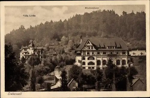 Ak Bad Liebenzell im Schwarzwald, Villa Lioba, Missionshaus
