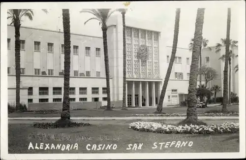 Ak Alexandria Ägypten, Casino San Steffano