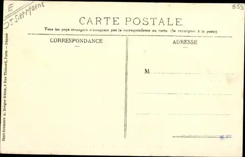 Ak Saint-Fargeau-Ponthierry Seine et Marne, Les Bords de la Seine, Chemin de Seine Port, vache