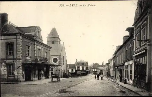 Ak Lyre Eure, La Mairie