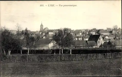 Ak Lyre Eure, Vue Panoramique