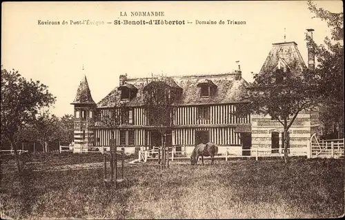 Ak Saint-Benoît-d’Hébertot Calvados, Domaine de Trianon